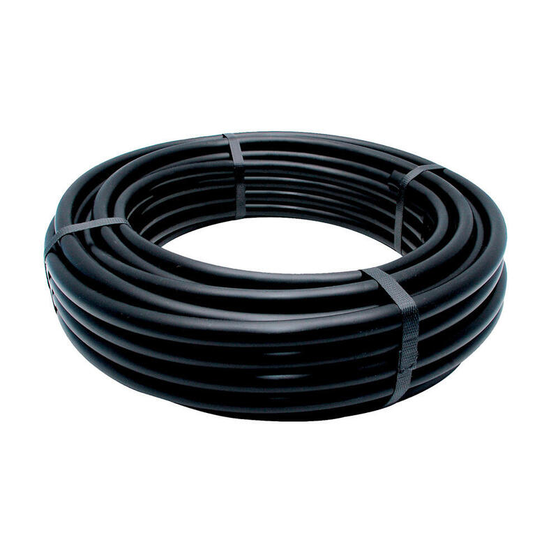 Rollo 25m Tuberia Goteo Color Negro 16mm Blue Bird