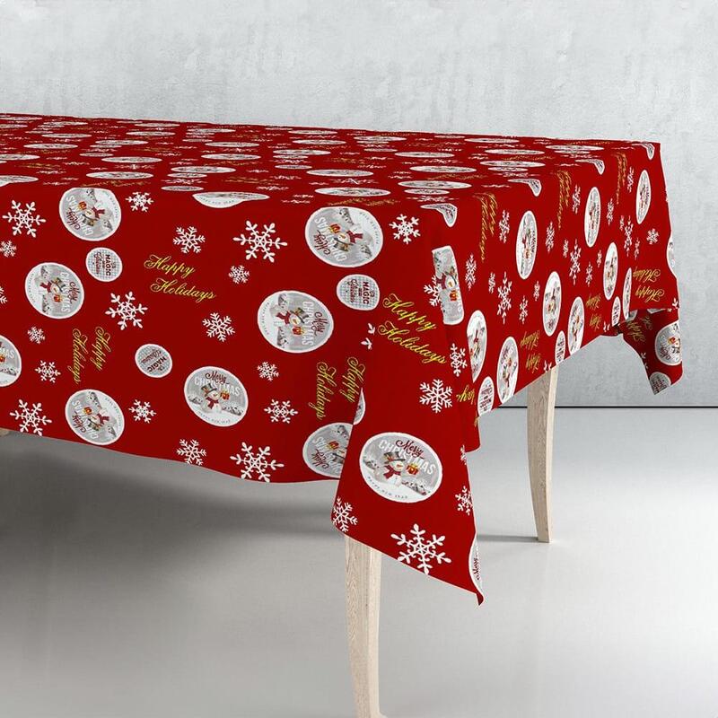 Rollo De Hule Navidad Decoración 140cm X 25m