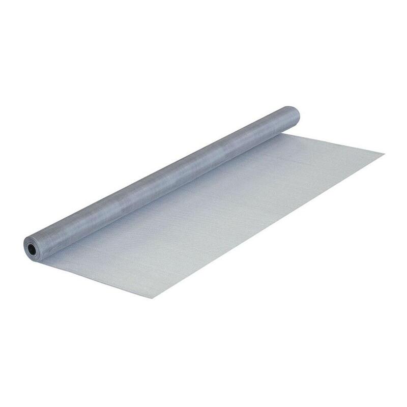 Rollo De Mosquitera, Fibra De Vidrio, Gris, 120 X 250 Cm