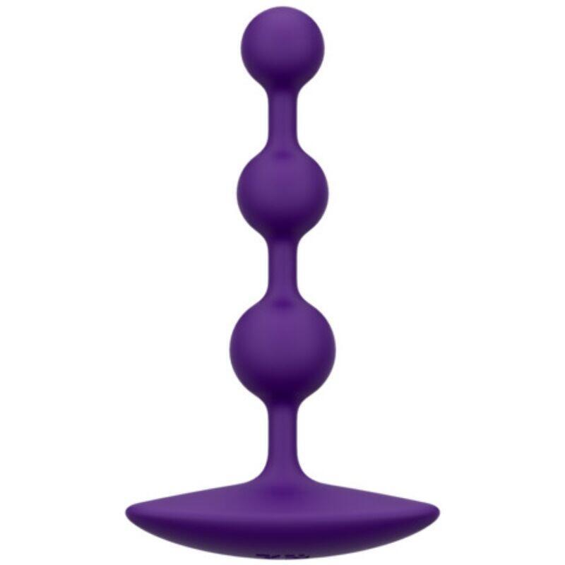 Romp - Amp Purple Bolas Anales Flexibles De Silicona 12,5 Cm Morado