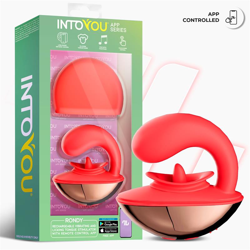 Estimulador  Rondy Con Vibración Y Lengua Con App