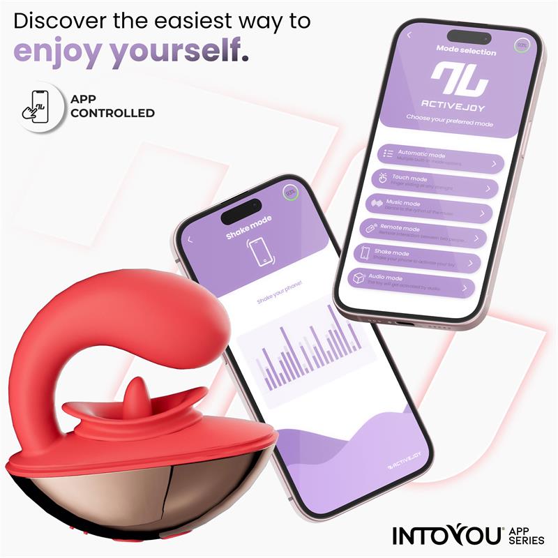 Estimulador  Rondy Con Vibración Y Lengua Con App