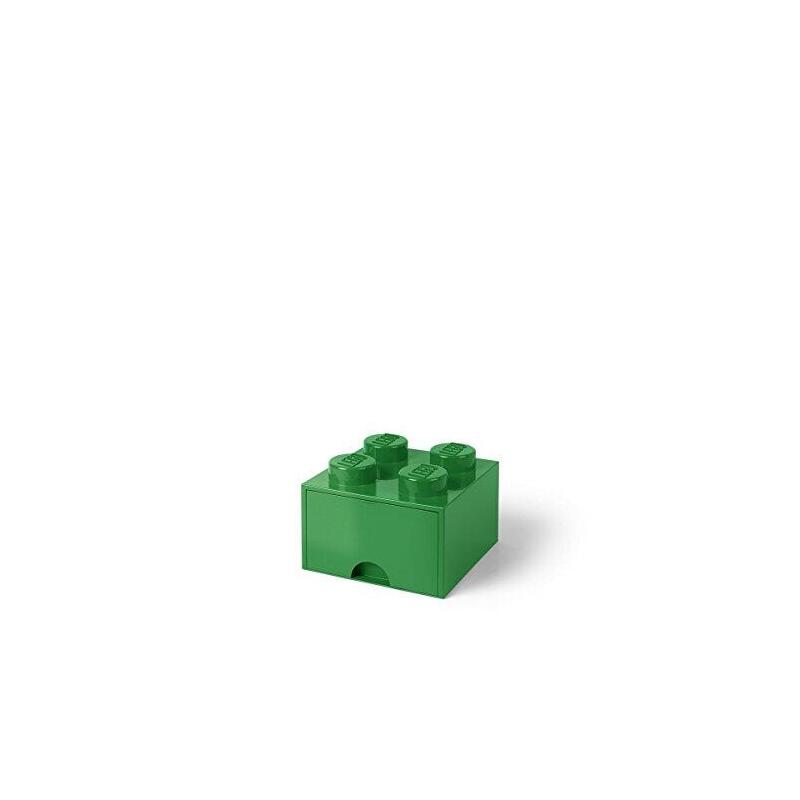 Room Copenhagen Lego Brick Drawer 4 Verde, Caja De Almacenamiento