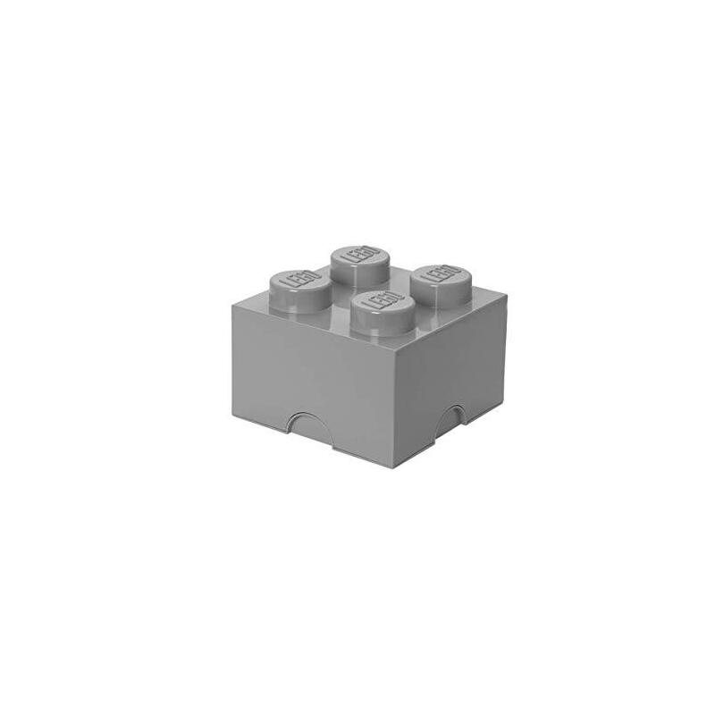 Room Copenhagen Lego Storage Brick 4 Gris, Caja De Almacenamiento Gris