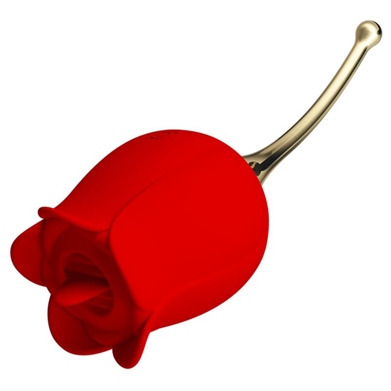 Pretty Love - Rose Lover Rosa Estimuladora De Clítoris 12 Vibraciones Rojo