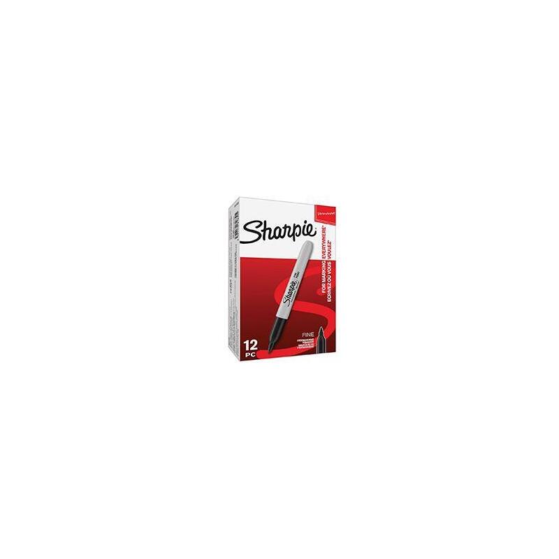 Rotulador Permanente Sharpie Punta Redonda Fina F 0,9 Mm Blister Negro De 1