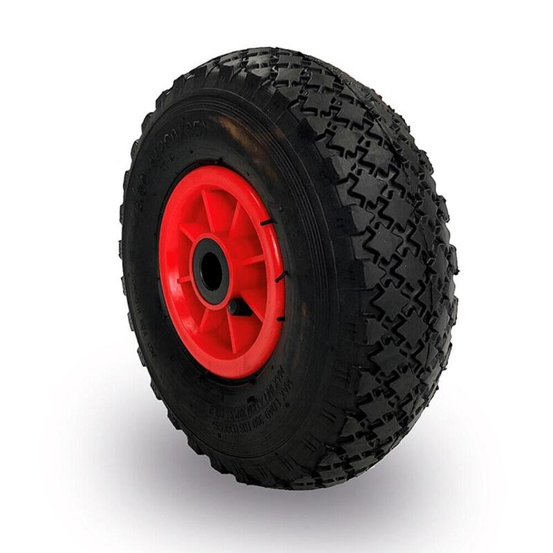 Rueda Neumática, Rodamiento De Rodillos, Carga Máxima 130 Kg, Ø260 Mm