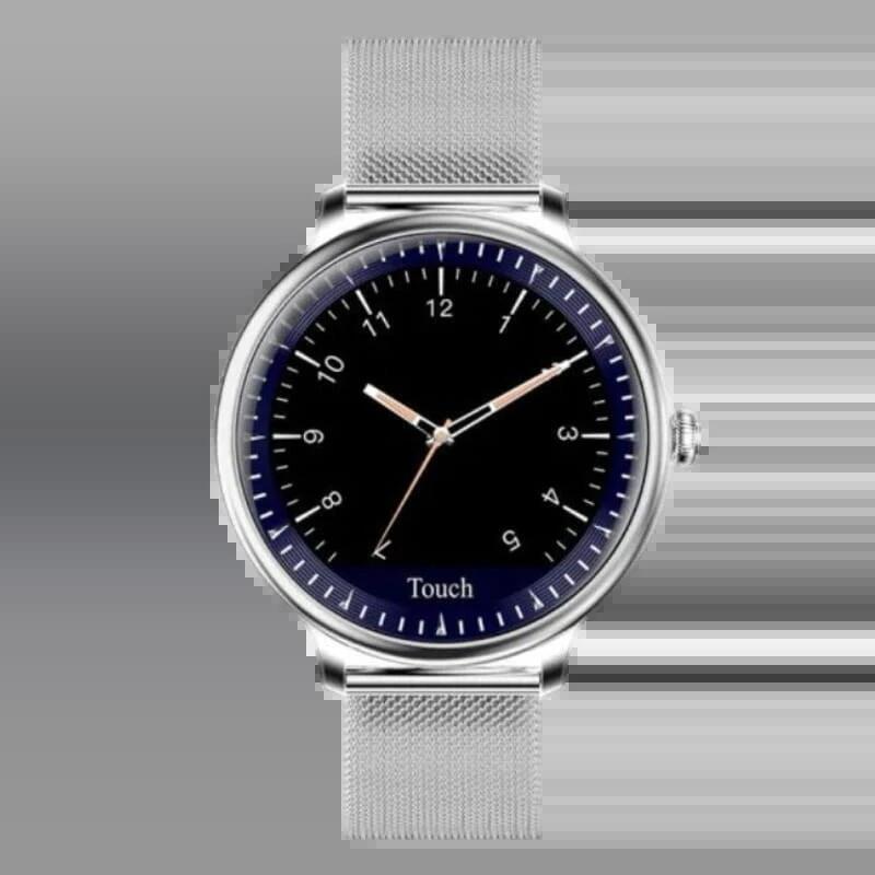 Rundoing Ny12 Plata Con Correa Metálica - Reloj Inteligente