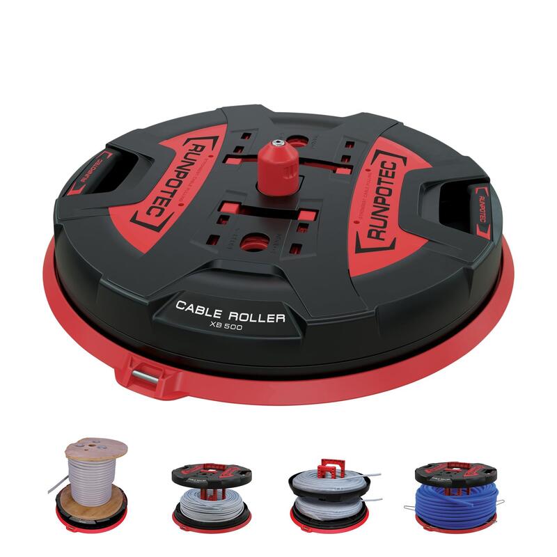 Runp X-Board Profi-Kabelabroller Xb500 Hasta 800kg Con Capacidad De Carga 10136