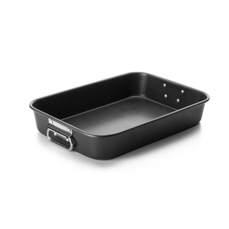 Rustidera Con Asas Metalicas 40 X 28 X 8 Cm