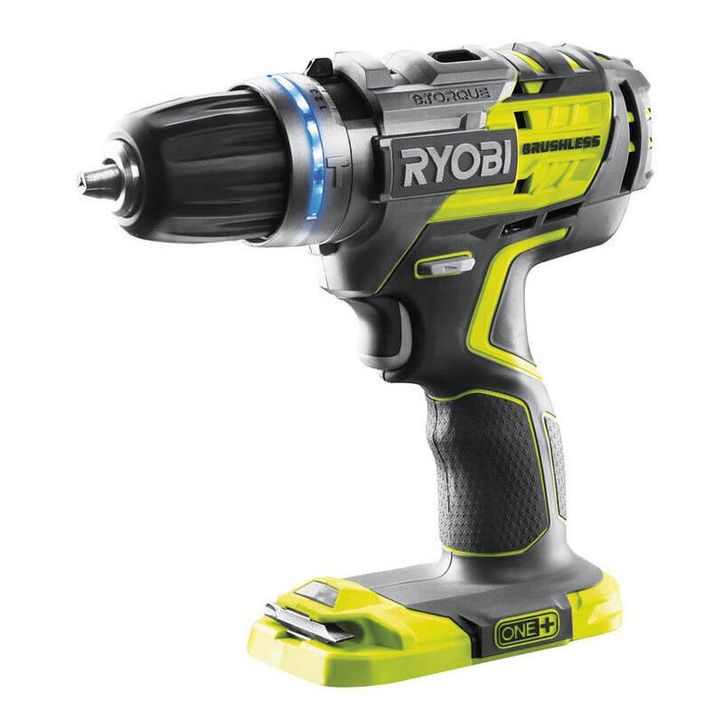 Taladro Percutor Inalámbrico Ryobi One+ R18pdbl-0, 18 Voltios Verde/Negro, Sin Batería Ni Cargador 5133002438