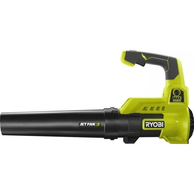 Soplador De Hojas Inalámbrico Ryobi Max Power Ry36bla-0, 36 Voltios, Soplador De Hojas Verde/Negro, Sin Batería Ni Cargador 5133004576