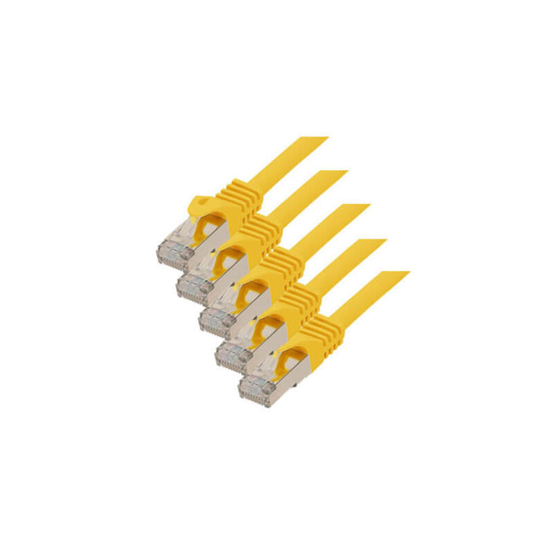 S-Conn Cat. 7 S/Ftp 5 M Cable De Red Amarillo Cat7 S/Ftp (S-Stp)