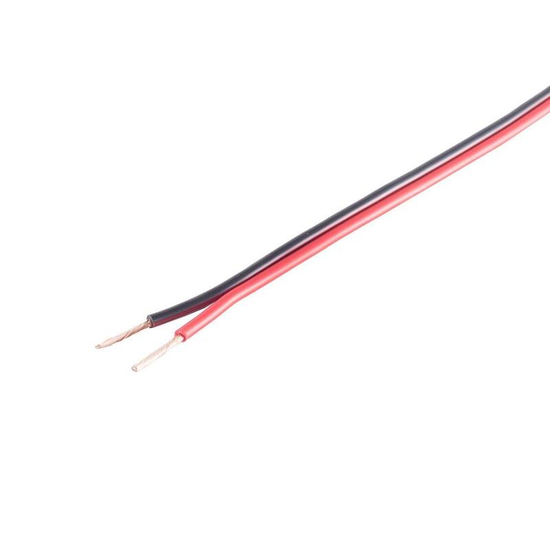 S-Impuls Cable De Altavoz, 2 X 4mm², Rojo Negro, 50m