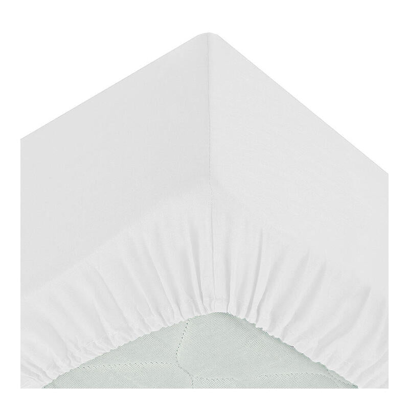Sabana Ajustable Color Blanco 140x190cm