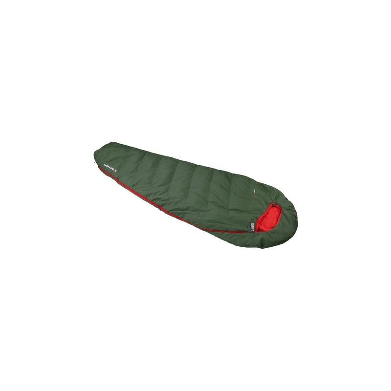 Saco De Dormir High Peak  Pak 600 Eco  Verde Oscuro/Rojo