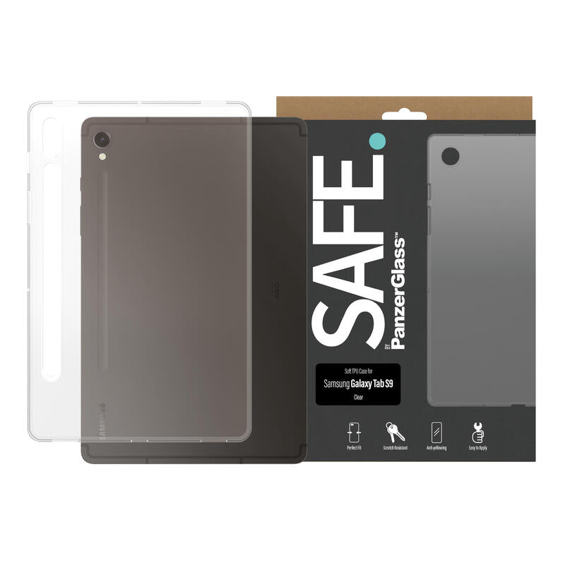Safe. By Panzerglass. Case For Samsung Galaxy Tab S9