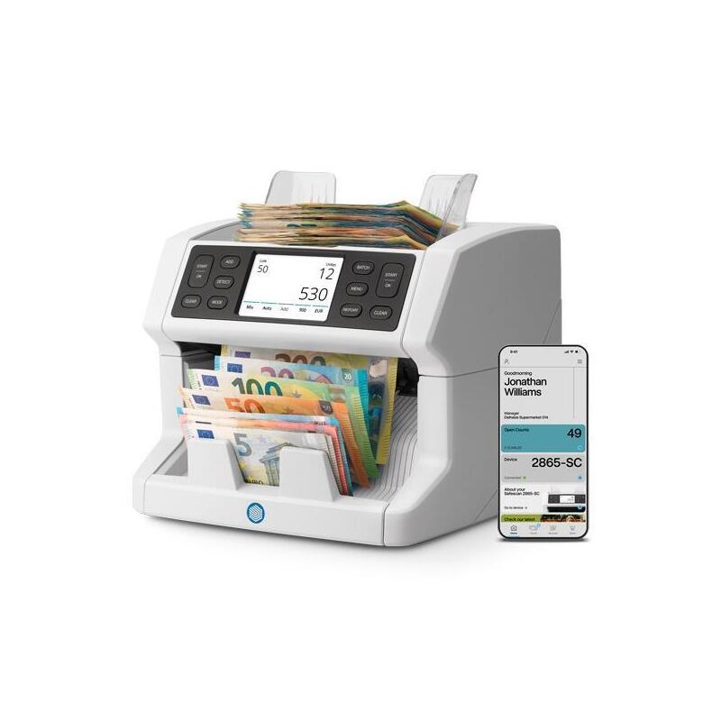 Safescan 2865-Sc Contador De Billetes Con Flaschgelderkennung