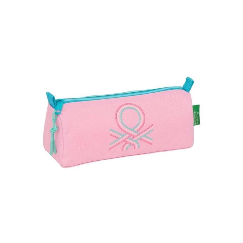 Safta Benetton Dolce Portatodo - Cremallera - 1.20l - 210x70x80mm - Rosa Pastel