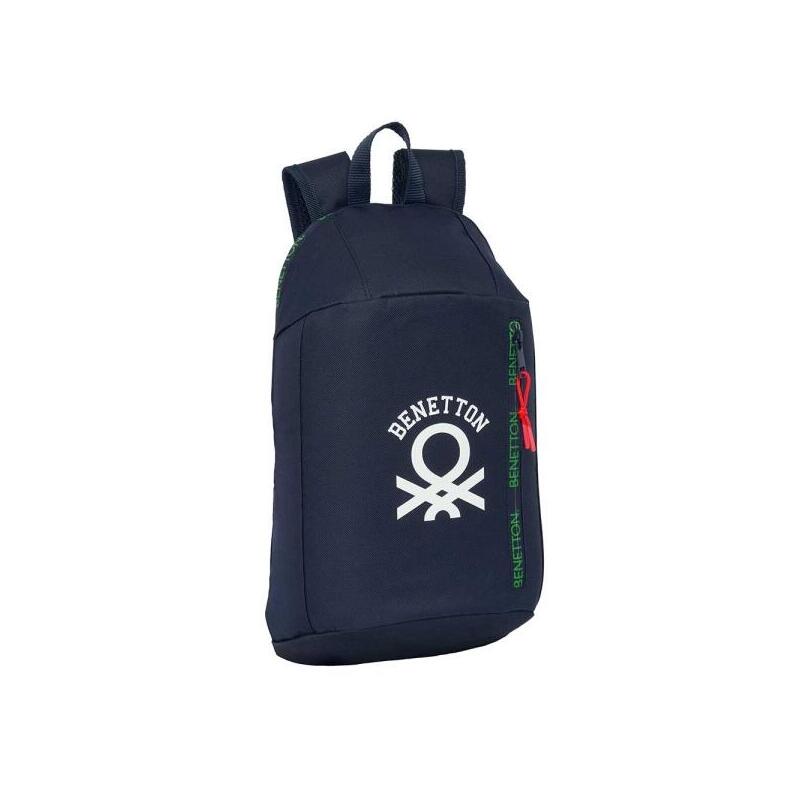 Safta Benetton Together Mini Mochila - Hombreras Ergonomicas - Bolsillo Frontal - Asa Superior - 8.5l - 220x100x390mm -