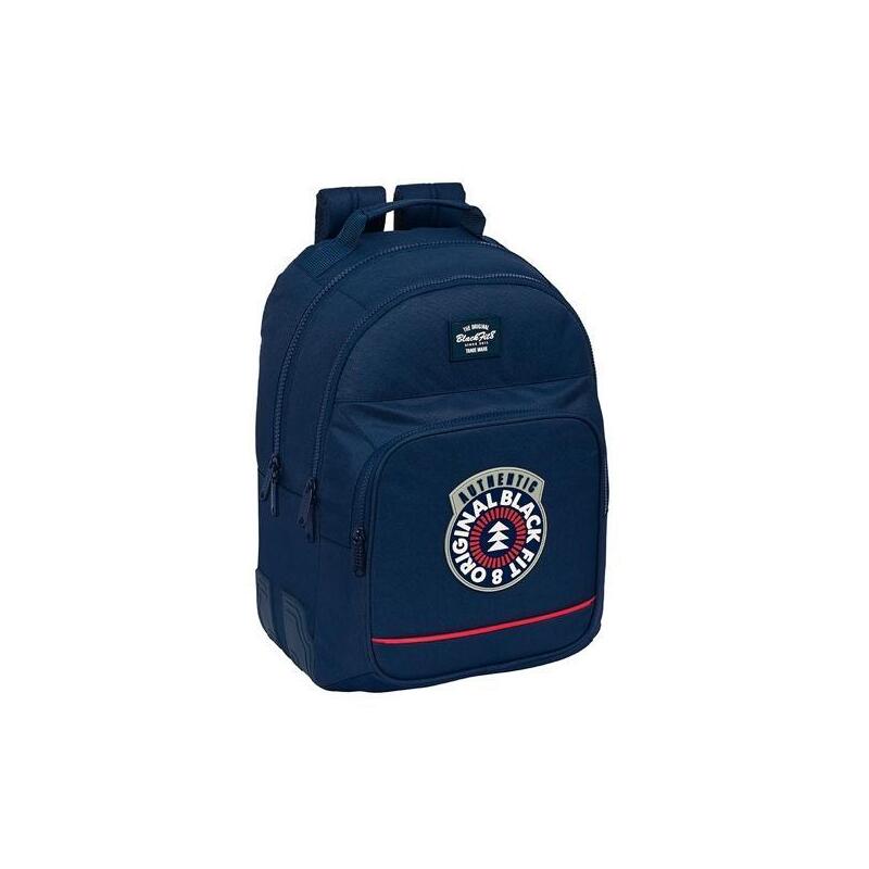 Safta Mochila Doble 20l Adaptable Carro Reciclado Blackfit8 Authentic
