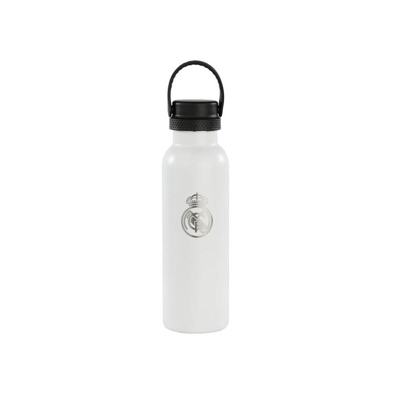 Safta Real Madrid 1âª Equipacion 24/25 Botella Reutilizable 600ml - Doble Pared Con Aislamiento - Base De Silicona -