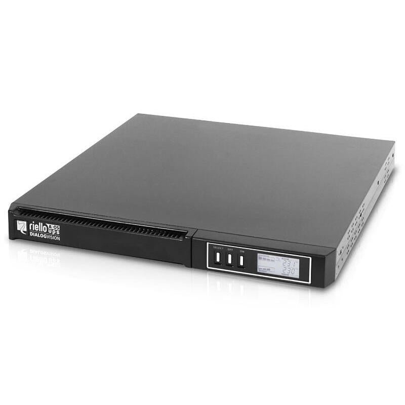 Sai Riello Dialog Vision 800 Dual. Interactive Sine Wave (Vsr 800) 800va, 540w, Usb/Rs232, 50dba, 1u, 13.5kg, Negro