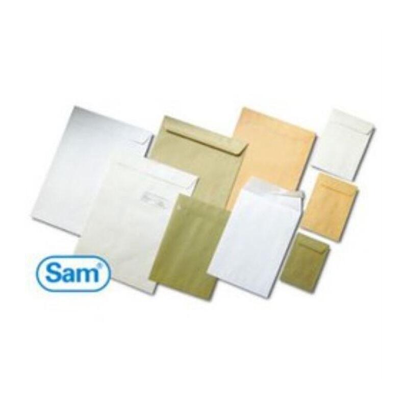 Sam Bolsa Din C4 Autoadhesivo Con Tira De Silicona 229x324 100 Gramos Offset Blanco 250 Bolsas