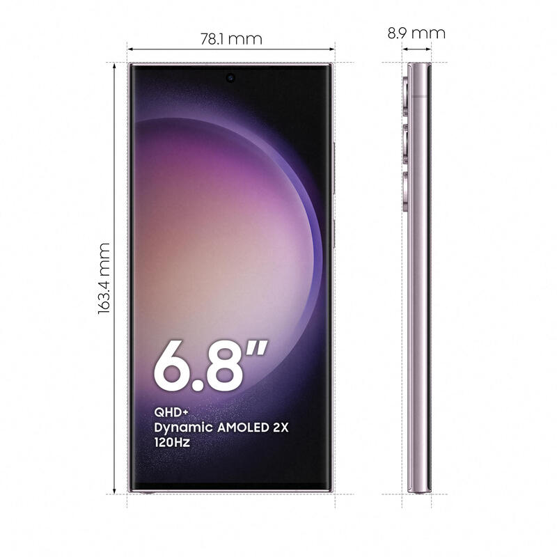 Samsung Galaxy S23 Ultra, Móvil Lavanda