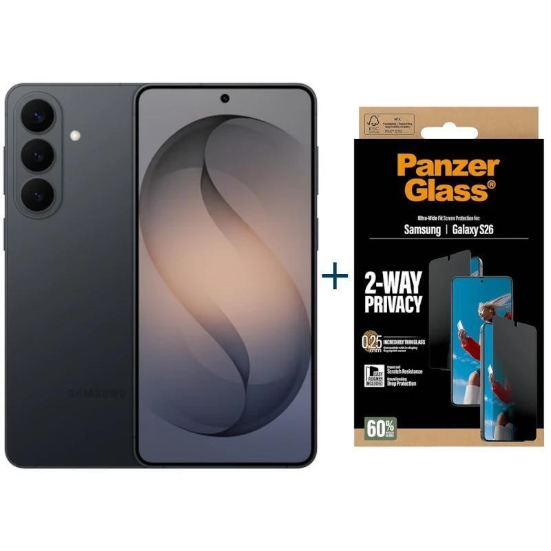 Samsung Galaxy S26 5g 256gb Black+Prot Priv Panzer