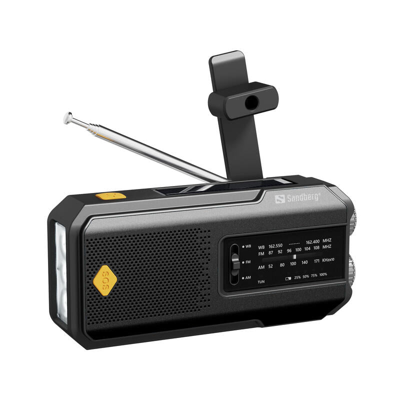 Sandberg 421-04 Radio Portátil Negro