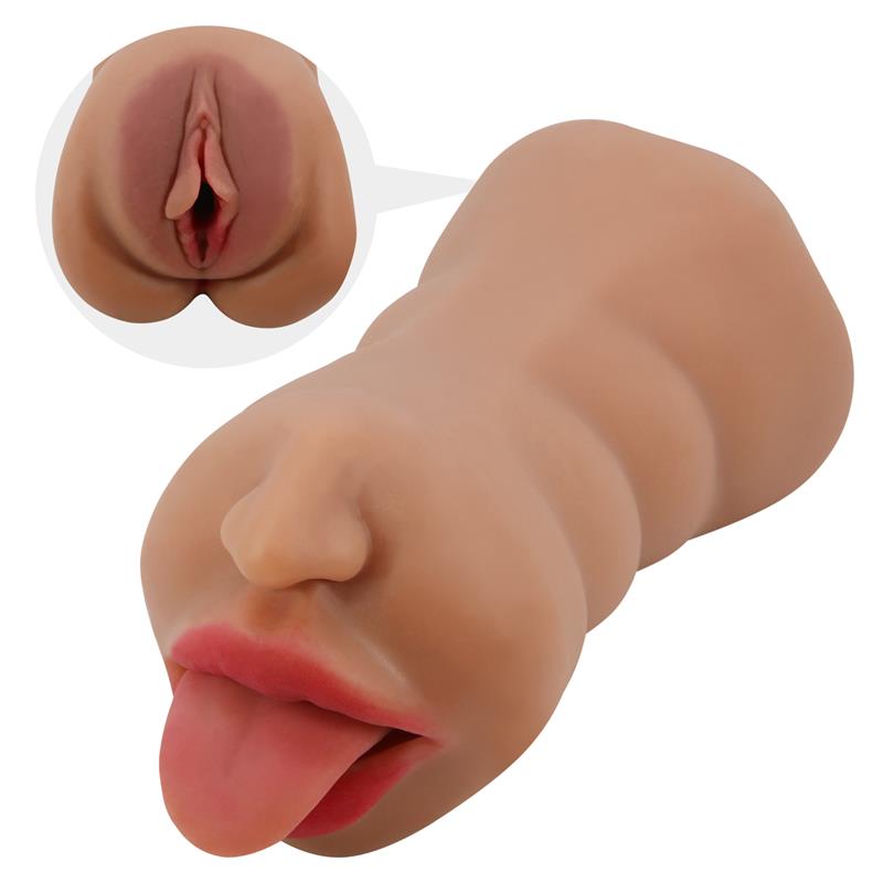 Crazy Bull - Sarah Masturbador Doble Boca & Vagina Natural