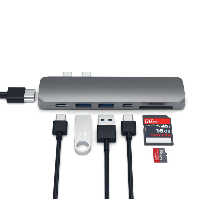 Satechi Type-C Pro Hub 4k Hdmi Space Gray