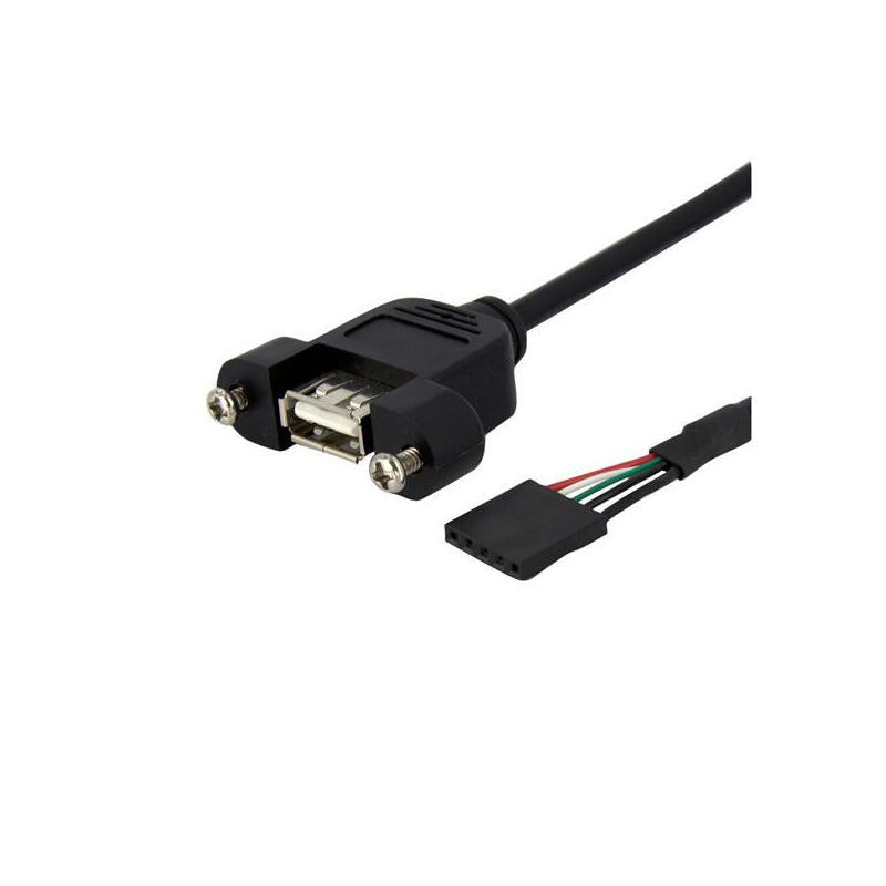 Satrtech Cable Usb 2.0 Para Montaje En Panel Hembra Usb A Conexion Placa 30cm