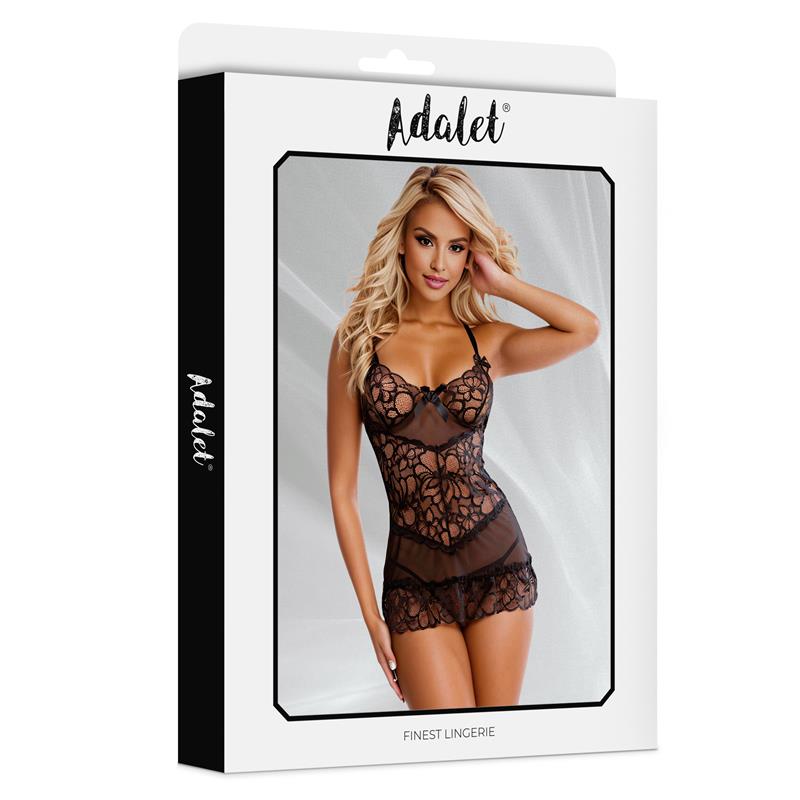 Scarlett Babydoll Y Tanga Talla (Interno):S/M