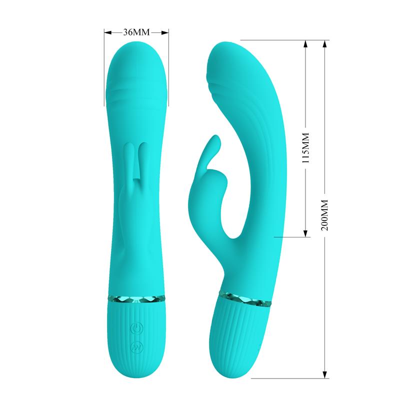 Pretty Love - Scocco Vibrador Rabbit Turquesa
