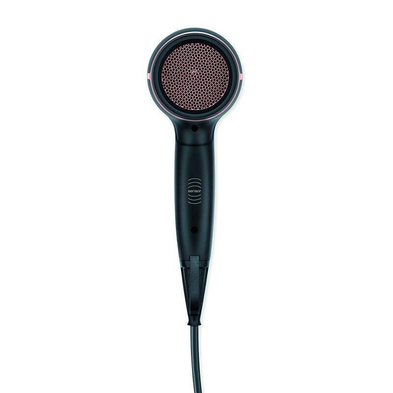 Secador De Pelo Beurer 2200w 3 Niveles De Calor 2 Velocidades Posición Aire Frío Negro Hc-30