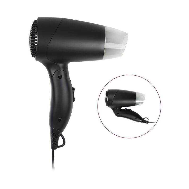 Secador De Pelo De Viaje Tristar Hd-2460, Color Negro