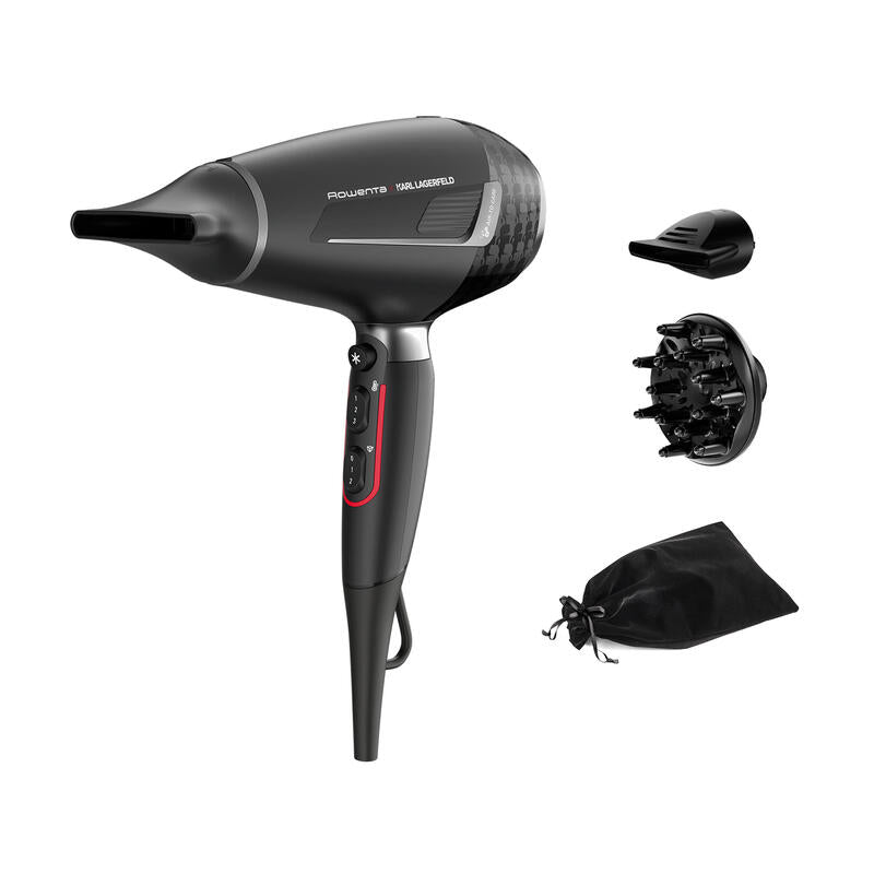 Secador De Pelo Rowenta Karl Lagerfeld K/ Pro Stylist Cv888l