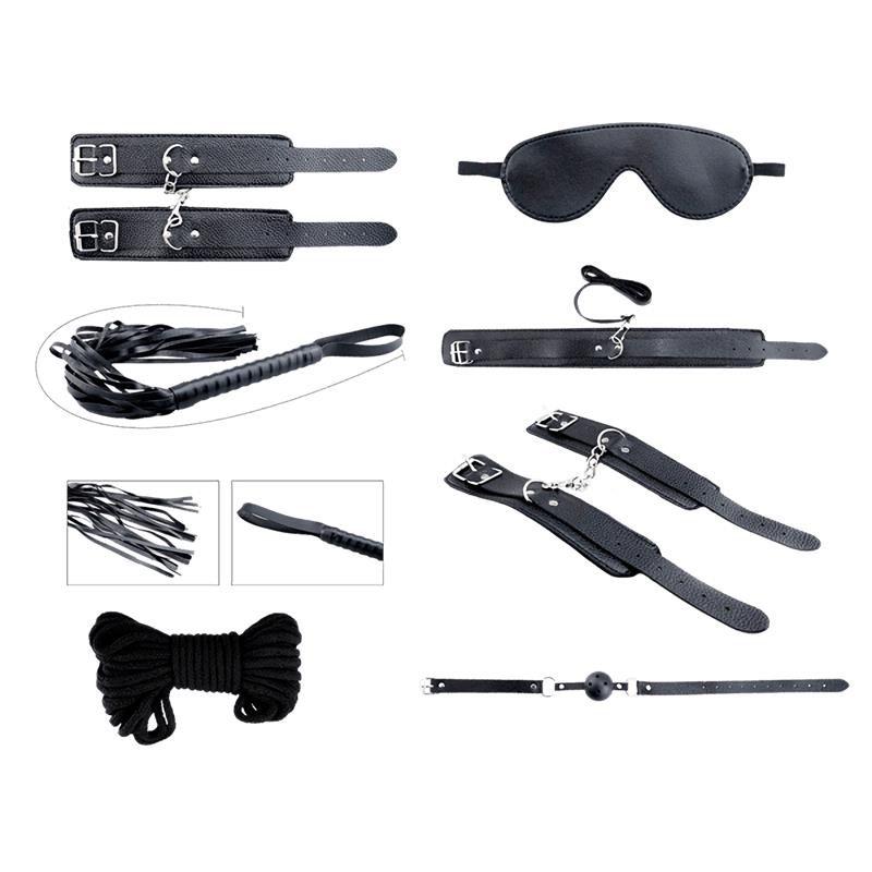 Alive - Secret Desires Kit 7 Piezas Bdsm Negro