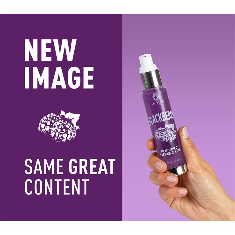 Secret Play Lubricante Efecto Calor Mora 50 Ml