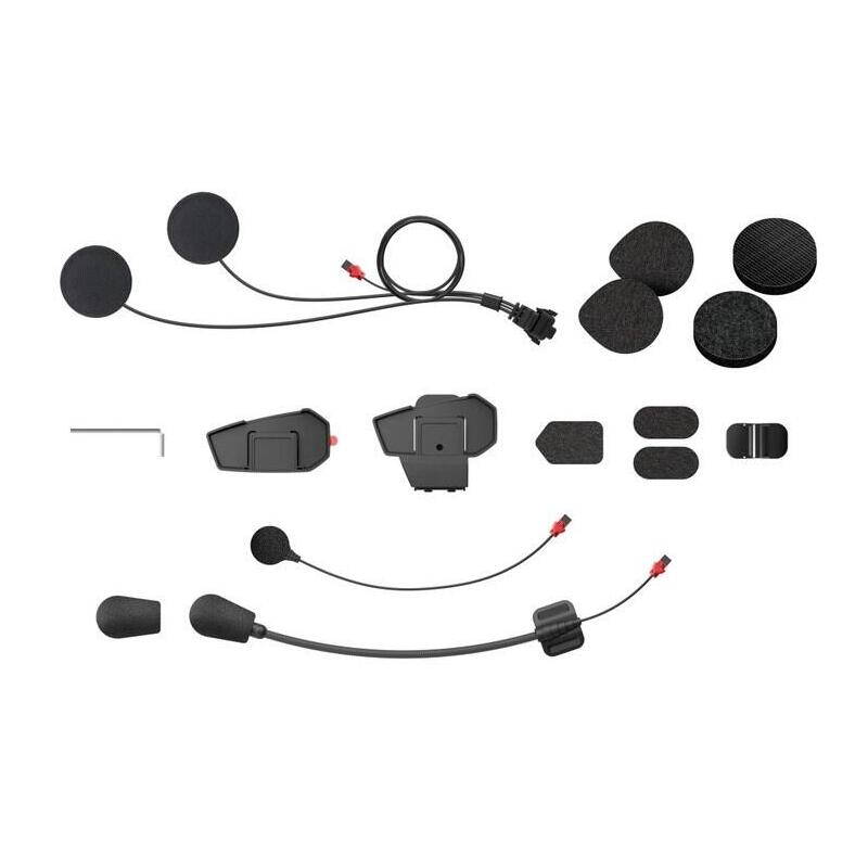 Sena Spider-St1-A01 Kit De Montaje Para Intercomunicador Con Micrófonos Y Altavoces Integrados Negro