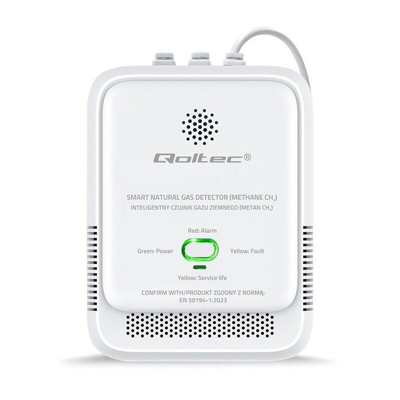 Sensor Wycieku Gazu Ziemnego Detektor Ch4 Ng Alarm 85db Led
