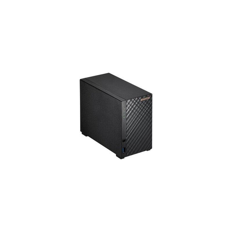 Servidor Nas Asustor Drivestor 2 Gen2 As1202t 2 Bahias Quard-Core 1.7ghz 2.5gbe  1gb Ddr4 3xusb 3,0