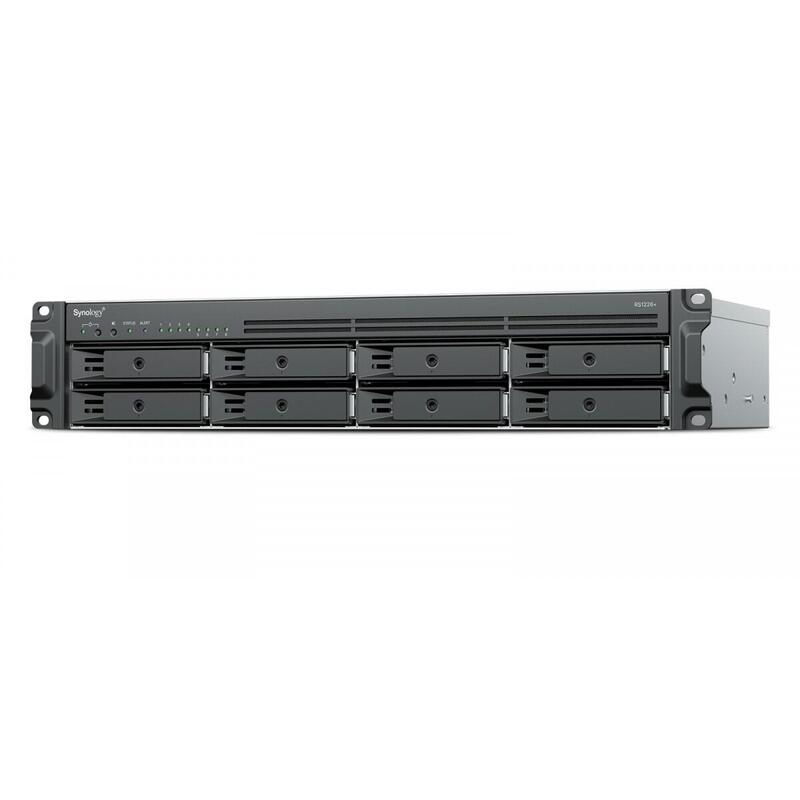 Servidor Nas Rs1226+ 8x0hdd 2,2ghz 2x2,5gbe 1x4gb Ddr4 3y