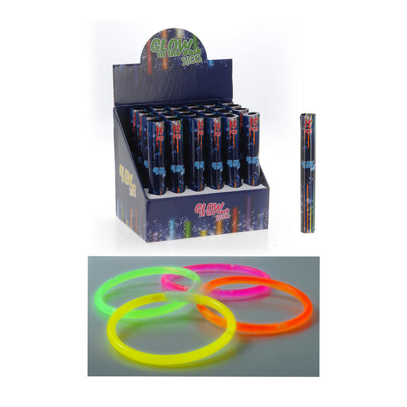 Set 15 Unid. Party Glow Neon Luminoso 15 Piezas Colores/Modelos Surtidos