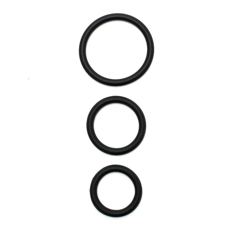 Set 3 Anillos Para Pene Silicona