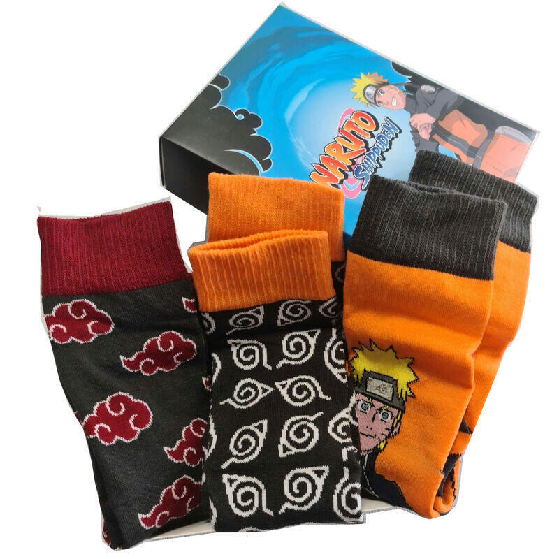 Set 3 Calcetines Naruto Shippuden Adulto Surtido