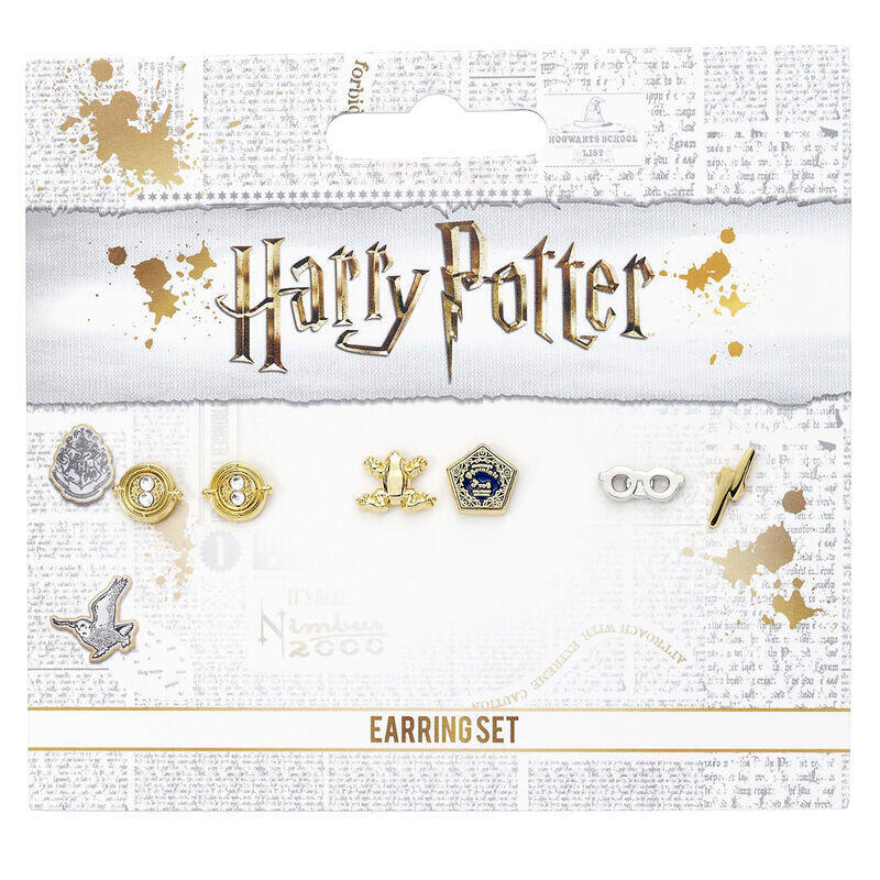 Set 3 Pendientes Harry Potter Surtido