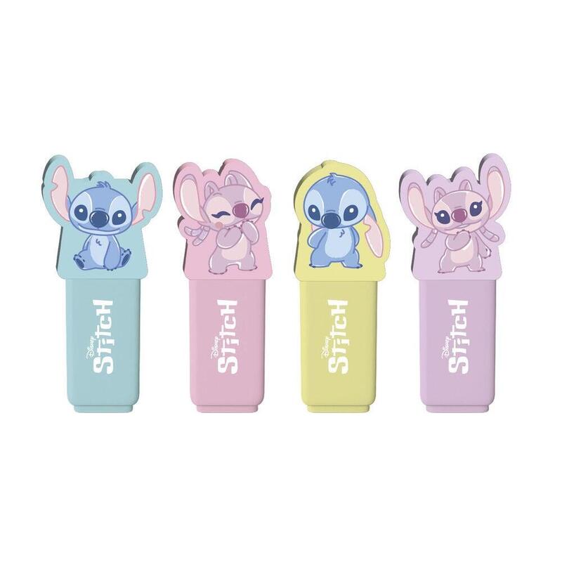 Set 4 Subrayadores Topper Stitch Disney